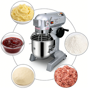 Mélangeur à pâte à <span class=keywords><strong>pizza</strong></span> professionnel, batteur sur socle, bol en acier inoxydable 20L, 3 vitesses, 230V 50Hz, usage intensif pour l'Europe - Product Image 3