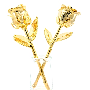 Rosa Natural Chapada en Oro de 24K de Lujo para Siempre - Día de la Madre y Navidad 100% Natural Ecológica Directo de Fábrica - Product Image 2