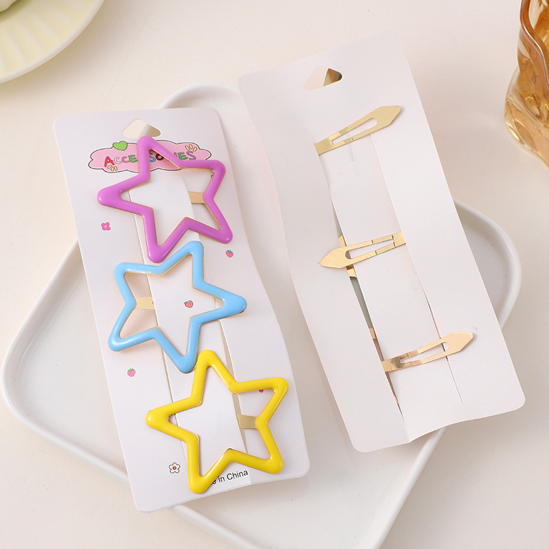 Five-pointed star hair clip, 26*6cm, 17.4g