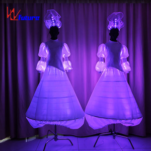 Disfraz de Zancudo Ruso con Luces LED y Adorno para la Cabeza, Ideal para Desfiles, Espectáculos, Carnavales, Discotecas, Festivales, Cosplay, Fiestas y Actuaciones - Product Image 6