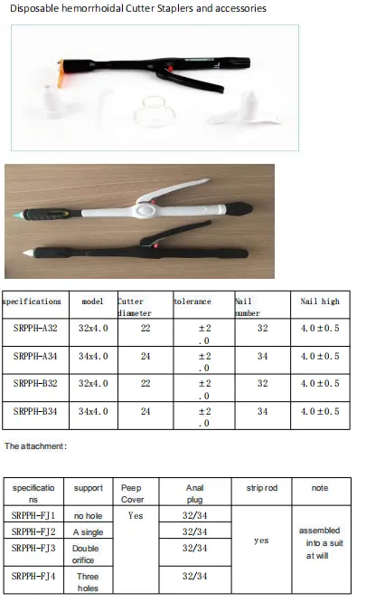 Herstellung in China chirurgische Hämorrhoiden-Gruppe 34 mm