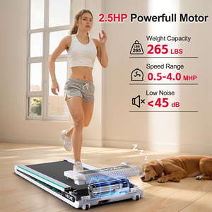 Tapis de marche sous le bureau, tapis de course électrique avec moteur silencieux pour équipement d'exercice à domicile - Product Image 3