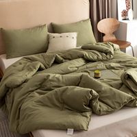 Parure de lit en microfibre bio Queen, rose, douce, toutes saisons, ensemble GentleSoft 3 pièces, 1 couette légère, 2 taies d'oreiller