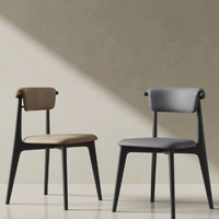 Ensemble de chaises de salle à manger ergonomiques en bois massif, style moderne et minimaliste, meubles de salon élégants, durables, écologiques, pour l'extérieur et la chambre