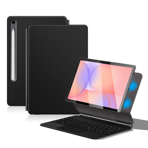 Funda de teclado mágico retroiluminada de <span class=keywords><strong>7</strong></span> colores inalámbrica con soporte magnético delgado para Samsung Galaxy <span class=keywords><strong>Tab</strong></span> S10 <span class=keywords><strong>Lite</strong></span> 2025 S9 11 pulgadas S10 S9 Fe 10,9 - Product Image 1