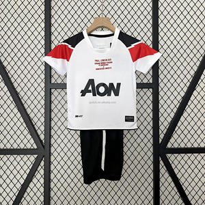 Set di Uniformi da Calcio <span class=keywords><strong>Vintage</strong></span> per Bambini, Edizione Personalizzata, Maglia Unisex a Manica Corta in Poliammide Traspirante ad Asciugatura Rapida - Product Image 2