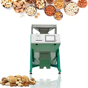 סין באיכות הטוב ביותר מפעל מחיר טוב rgb ccd בוטנים אגוזי לוז אגוזי קשיו אגוז מיני מכונת סורטר