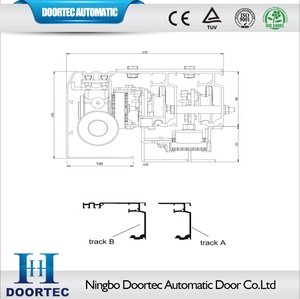 Doortec Thương Mại Cửa Trượt Tự Động Kính Thiên Văn Trượt Cửa Nhà Điều Hành - Product Image 5