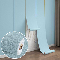 Papier peint imperméable auto-adhésif moderne Autocollants muraux décoratifs de boue de diatomée de couleur unie pour les murs d'hôtel de salon