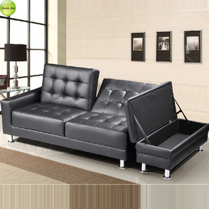 Canapé-lit pliable avec rangement: Meubles de chambre à coucher Boo Canapé paresseux moderne imperméable pliable Lit peigné de prix le plus bas Tabouret <span class=keywords><strong>Futon</strong></span> - Product Image 6