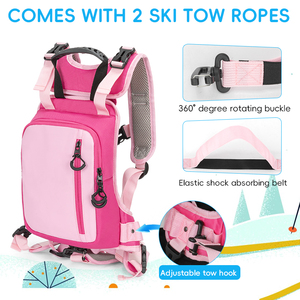 Sac à dos de ski portable pour enfants, harnais d'apprentissage de snowboard pour débutants, cours de ski, sports de neige en plein air, personnalisable en usine - Product Image 4