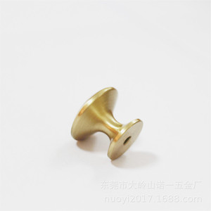 Pure <b>Copper</b> Round Furniture Handle 27x20x23 Minimalist Drawer <b>Knob</b> Durable Anti Oxidation Spray Oil - Product Image 2