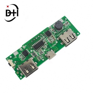 18650 บอร์ดชาร์จ USB คู่ 5V 2.4A โมดูลพาวเวอร์แบงค์มือถือ 186 50 แบตเตอรี่ลิเธียมบอร์ดชาร์จวงจรป้องกัน - Product Image 3