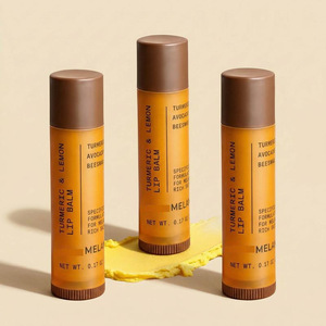 Bálsamo Labial Natural de Marca Privada, Hidratante y Nutritivo para el Cuidado Diario de los Labios, Bálsamo Labial Herbal con Brillo de Cúrcuma y Limón - Product Image 4
