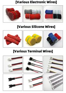 Fil de silicone 3239 16/18/20AWG 3KV - Haute température 200°C ° Câble flexible pour batterie/LED/alimentation 40-100cm 40/50/60/70/80/90/100cm - Product Image 6