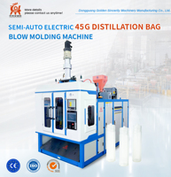 Machine de soufflage électrique haute vitesse modèle 65 pour la production de bouteilles d'eau distillée de 45 g