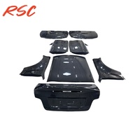 Capot, coffre, ailes latérales, portes, toit en fibre de carbone pour BMW E82 E88 1M, ajustement parfait garanti