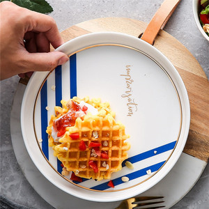 Precio de fábrica de alta calidad de la boda se moderno vajillas porcelana placas/placas de uso diario placa de cerámica hotel - Product Image 1