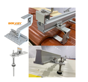 Easy Installation Nicest Quality Solar <strong>Hook</strong> Solar Roof Hanger <strong>Bolts</strong> M10*200 Plate Kit - Product Image 2