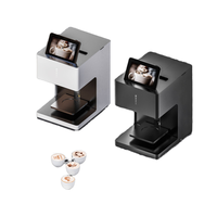 EVEBOT EB-FT4 Nueva Máquina Impresora Automática de Pantalla para Café Espresso y Chocolate, USB PLA Aluminio, para Restaurantes, Latte Art, Selfie