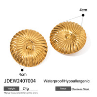 Boucles d'oreilles florales de luxe Gaovo pour femmes, plaquées or 18 carats, en acier inoxydable et titane, résistantes au ternissement, bijoux de mode