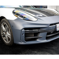 Kit Bumper Depan & Lampu Depan untuk Porsche Panamera 970 (2010-2016), Gaya Turbo yang Ditingkatkan, Bahan PP, Belum Dicat