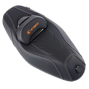 Asiento de Motocicleta KYMCO H150 <span class=keywords><strong>X150</strong></span> RK-150, Cojín de Asiento de Cuero y Plástico, Reducción de 2 Centímetros, Respaldo Negro, Sin Perforación - Product Image 1