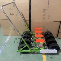 Semoir de précision motorisé à poussée manuelle pour graines de légumes, petite machine de semis agricole, facile à utiliser, planteur de graines de jardin