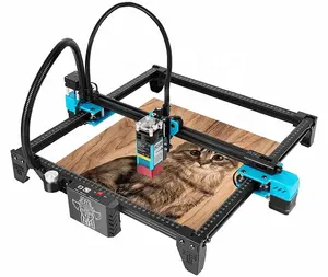 TTS 55 Twotree Mini vetro Desktop legno CNC Lazer Grabador incisione taglio per acrilico Gravur CO2 Corte macchina per incisione Laser