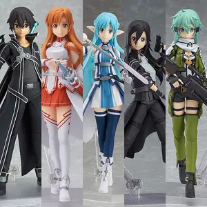 Sword Art Online SAO Lying pose Yuuki Asuna Sexy nude PVC Anime Model Toy phone holder action Figures