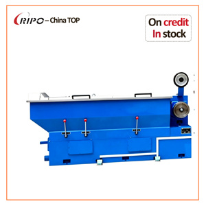 Machine de tréfilage intermédiaire et d'anneautage continu à double tête à vis unique haute productivité RIPO 380V 3.8kW - Product Image 2