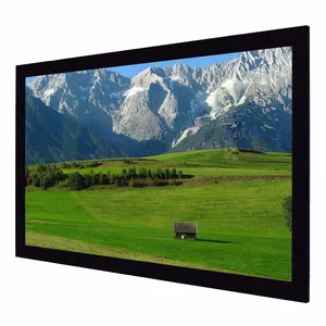 92" Aluminum Fixed Frame Projection Screen Cinema 16:9 HDTV Format Fixed Frame Projection Screen