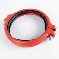 Raccords de tuyauterie rainurés à joint flexible 1,6 MPa 300 PSI ASTM A536 pour la réduction des vibrations et l'alimentation en eau