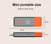 Kit Émetteur-Récepteur Audio Sans Fil Extenseur de Portée, Matériau ABS Moulé sur Mesure GT-HDWL50B, Adaptateur Dongle pour Clé TV, PC, Caméra, Ordinateur Portable