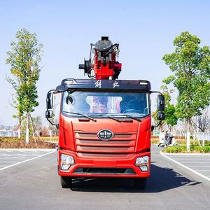 Venta a Precio de Fábrica: Camión Plataforma Elevadora de 50m de Altura, Chasis FAW Jiefang JK6, Control Remoto Inalámbrico - Product Image 3
