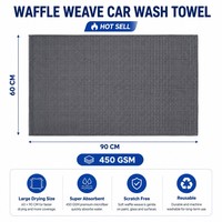 Toalla de Baño Tavelya Premium Tipo Panal de Abeja, Súper Absorbente y de Secado Rápido, para Cara y Manos