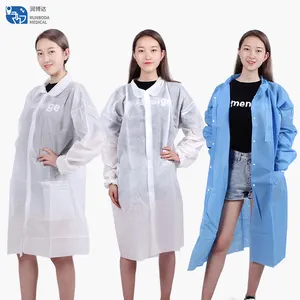 personalized lab coat protective lab coats disposable visitor lab coat