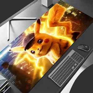Tapis de souris de jeu Poke-mon PIKA-CHU, tapis de souris pour ordinateur, clavier gamer, grand tapis de souris pour <span class=keywords><strong>LOL</strong></span>, dérivés d'anime - Product Image 1