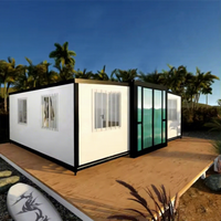Rumah Kontainer Ekspansiabel Grosir Tren Baru 2024, Rumah Prefab untuk Dijual dengan Masa Pakai Panjang