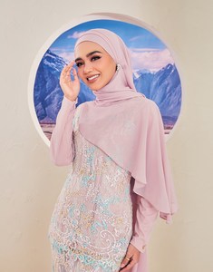 Sipo EID 2023 hồi giáo quần áo thời trang đồng bằng nhiều lớp xếp li baju thiết lập hai mảnh abaya khiêm tốn phù hợp với baju kurung - Product Image 4
