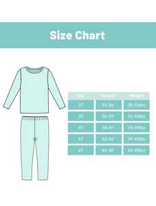 ملابس نوم مضلعة مع كشكشة ظريفة من الفهد تان ملابس نوم للفتيات ملابس نوم من الخيزران مجموعات ملابس الفتيات - Product Image 6