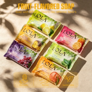 Savon liquide pour le corps hydratant et rafraîchissant parfumé aux fruits tropicaux 80g avec logo personnalisé pour une utilisation quotidienne dans les hôtels - Product Image 2