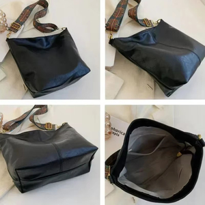 Bolso Tote de Color Sólido a la Moda para Mujer, Bolso de Hombro Casual Versátil con Cierre para Uso Diario, Bolso Moderno que Combina con Todo - Product Image 5