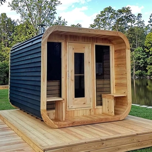 Sauna Exterior de Madera Sólida <span class=keywords><strong>Super</strong></span> 3kw con Función de Vapor Húmedo, Capacidad para 4-<span class=keywords><strong>8</strong></span> Personas, 1200W, Control por Computadora - Product Image 3