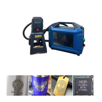 Machine de marquage laser portable CS Tec 20W 30W 50W pour pièces métalliques, codes QR, codes-barres, logos, numéros de série