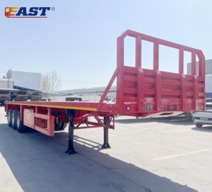 รถเทรลเลอร์รถเทรลเลอร์รถกึ่งพ่วงบรรทุกตู้คอนเทนเนอร์แบบแบนราบตะวันออก - Product Image 3