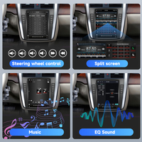 Podofo pour Nissan Altima 2004-2007 Écran vertical de 9,7 pouces pour autoradio, système audio de voiture 4+64 Go, CarPlay sans fil, Android Auto, WiFi OEM