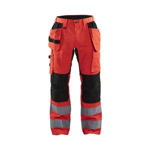 BLAKLADER - 155218115599D84 Pantalón Hi-Vis elástico Rojo/Negro-EAN 7330509773734 ROPA DE TRABAJO DE 2017 - Product Image 1