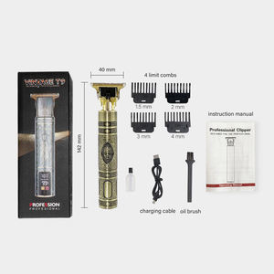 Tondeuse à cheveux sans fil pour hommes, <span class=keywords><strong>coupe</strong></span> de cheveux professionnelle, Kit de toilettage pour hommes, écran LCD Rechargeable - Product Image 6
