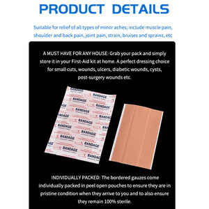 Bande de pansement PE élastique imperméable de 6cm x 10cm à coupe libre Consommables médicaux Bande de plâtre pour plaie - Product Image 3